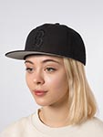 Бейсболка 47 BRAND арт. B-NSHOT02WBP-BKBK Boston Red Sox MLB (черный / черный)